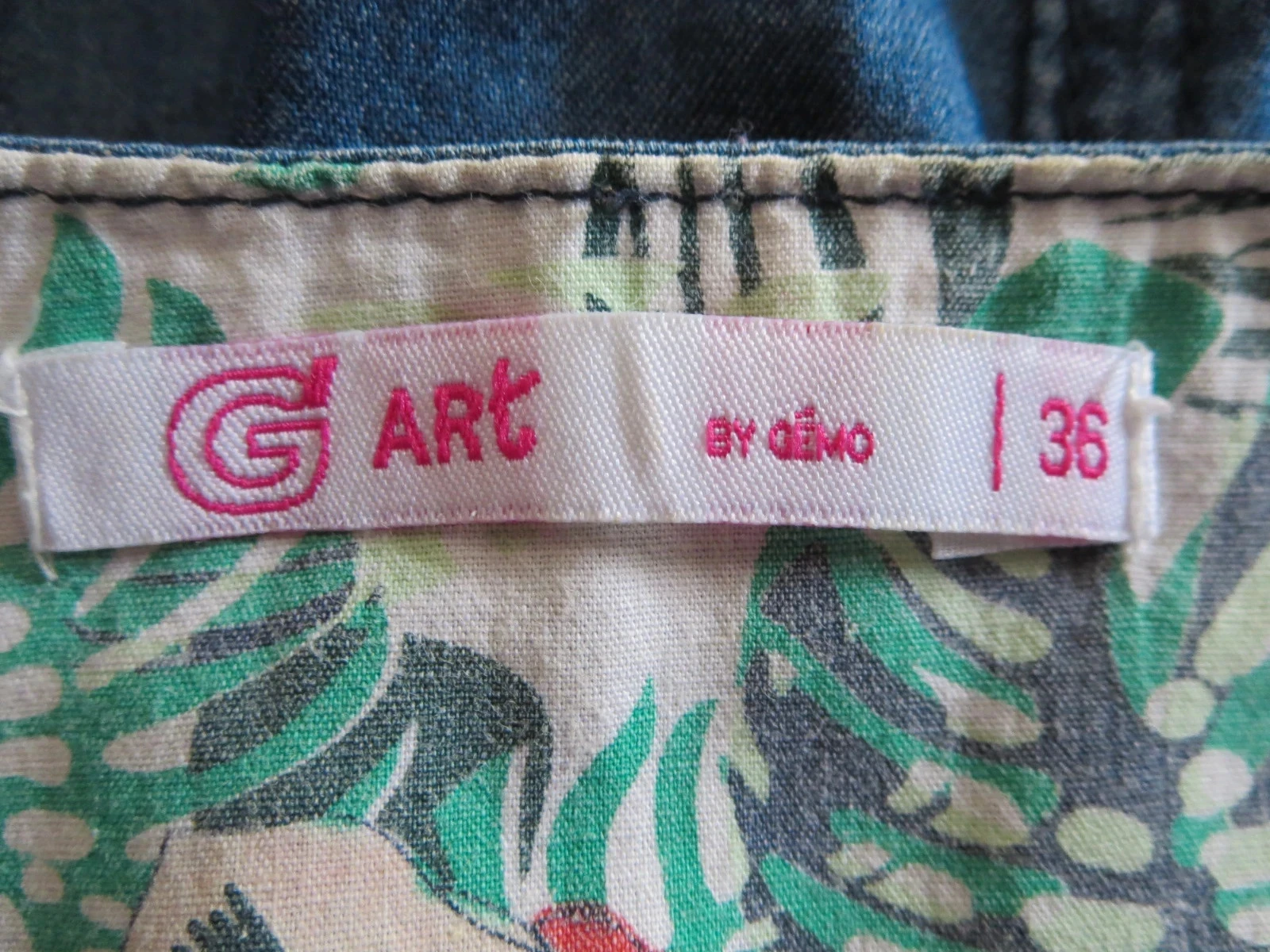 Robe en jean sans manches GART  – T. 36 – 100 % coton – photo 3